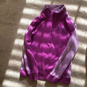 Girls Purple Under Armour Pull Over